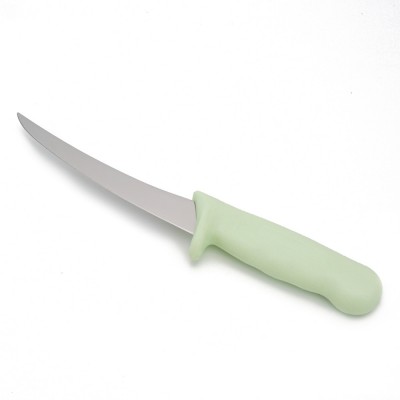 6 Inch Curved Blade Boning Knife PP Handle