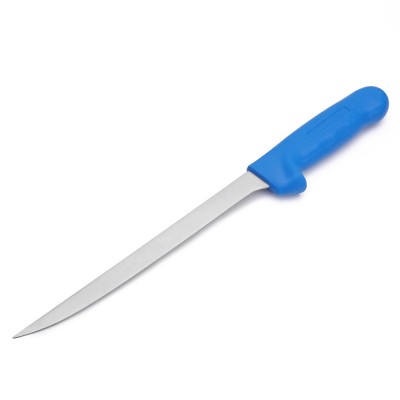 9 Inch Filet Narrow Blade Boning Knife with White Handle