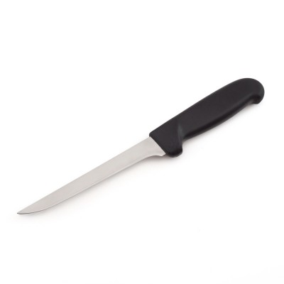 6 Inch Narrow Boning Knife Flexible Black